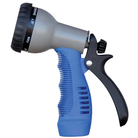 HoseCoil Rubber Tip Nozzle (9 Pattern Adjustable Spray Head Comfort Grip)