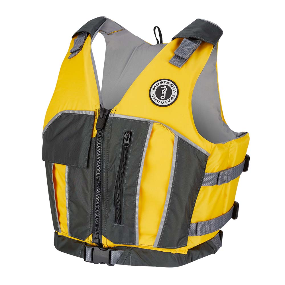 Mustang Reflex Foam Vest - Yellow/Grey - XS/Small [MV7020-222-XS/S-216]