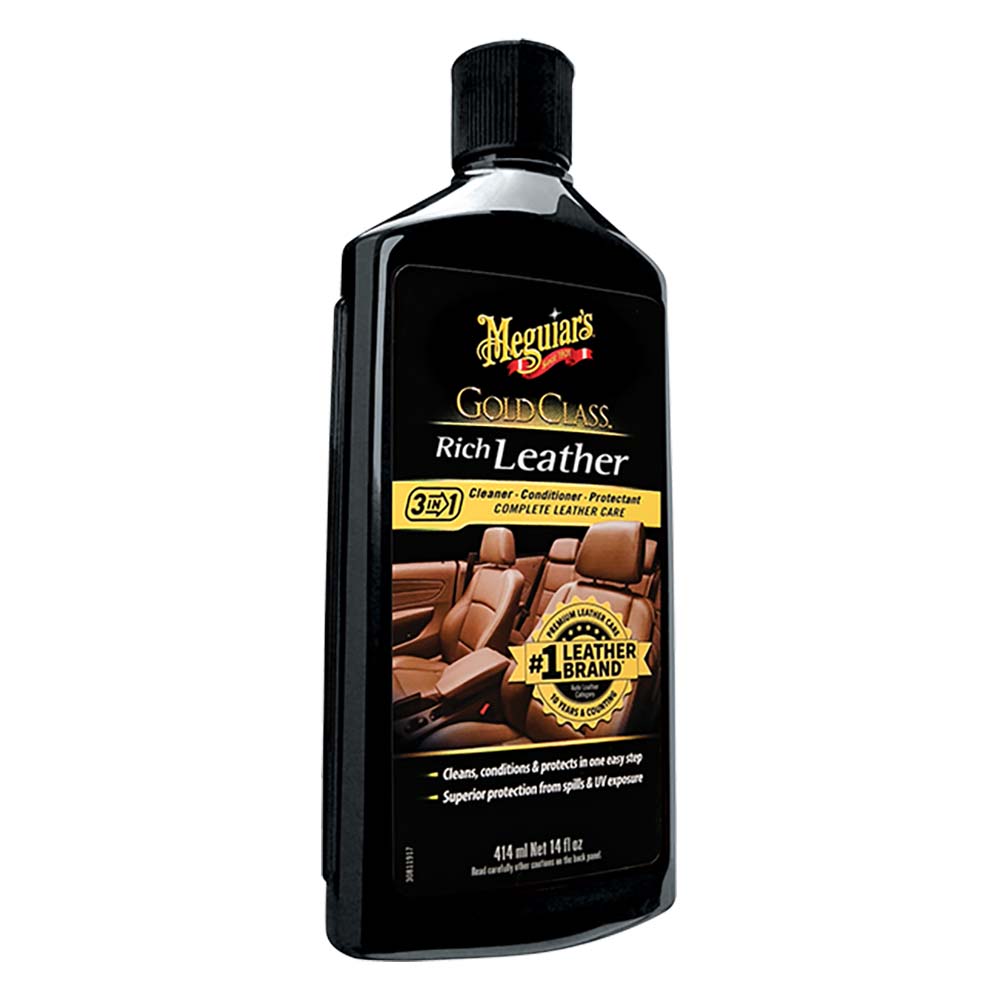 Meguiars Gold Class Rich Leather Cleaner  Conditioner (14oz)