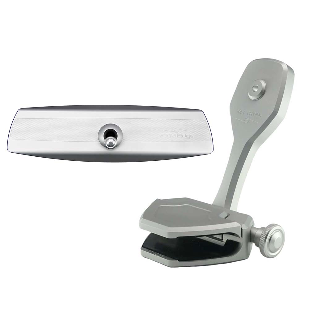 PTM Edge Mirror/Bracket Kit w/VR-140 Elite Mirror ZXR-361 (Silver)