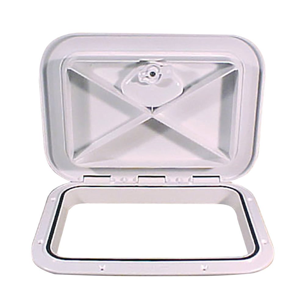 Beckson 11" x 15" Flush Hatch White - ASA Material - Acrylonitrile Styrene Acrylate (HT1115AW)