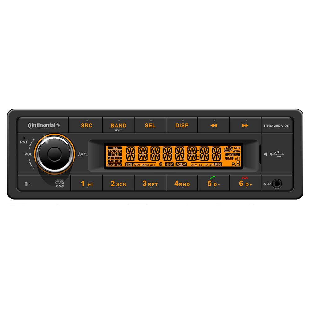 Continental Stereo w/AM/FM/BT/USB/PA System Capable (12V)