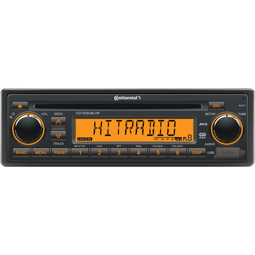 Continental Stereo w/CD/AM/FM/BT/USB (24V)