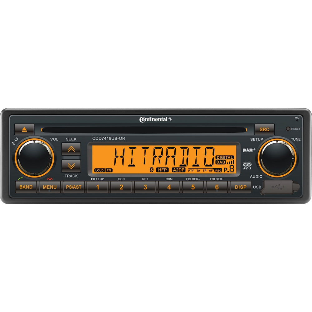 Continental Stereo w/CD/AM/FM/BT/USB/DAB+/DMB (12V)