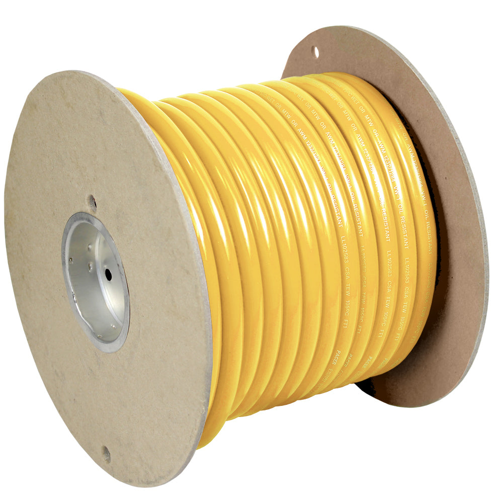 Pacer Yellow 6 AWG Battery Cable -100' boat wire