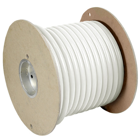 Pacer White 6 AWG Battery Cable -100' boat wire