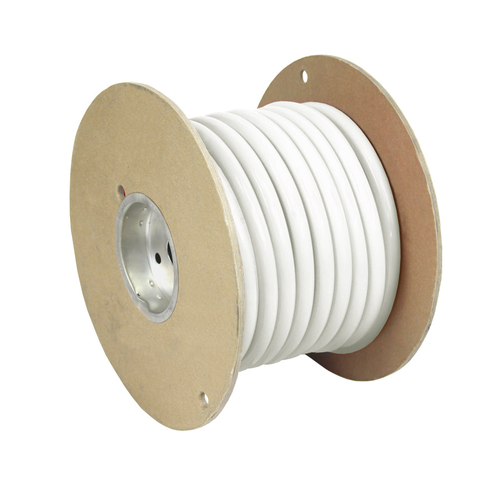 Pacer White 4 AWG Battery Cable -50' boat wire