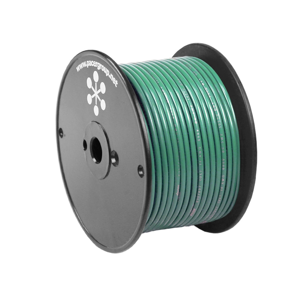 Pacer Green 18 AWG Primary Wire - 100' boat wire