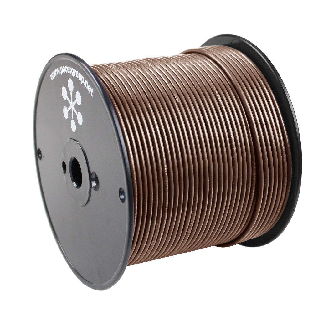 Pacer Brown 18 AWG Primary Wire (500') boat wire