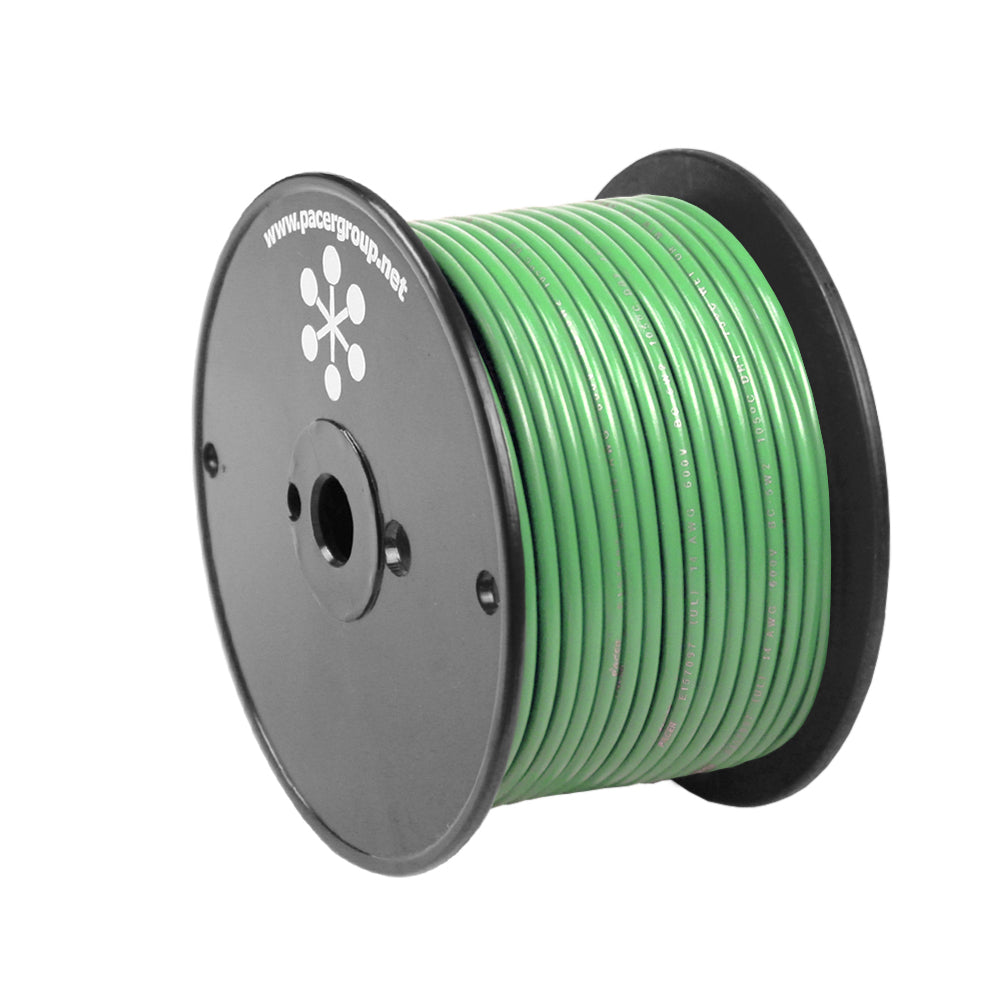 Pacer Light Green 16 AWG Primary Wire (100') boat wire