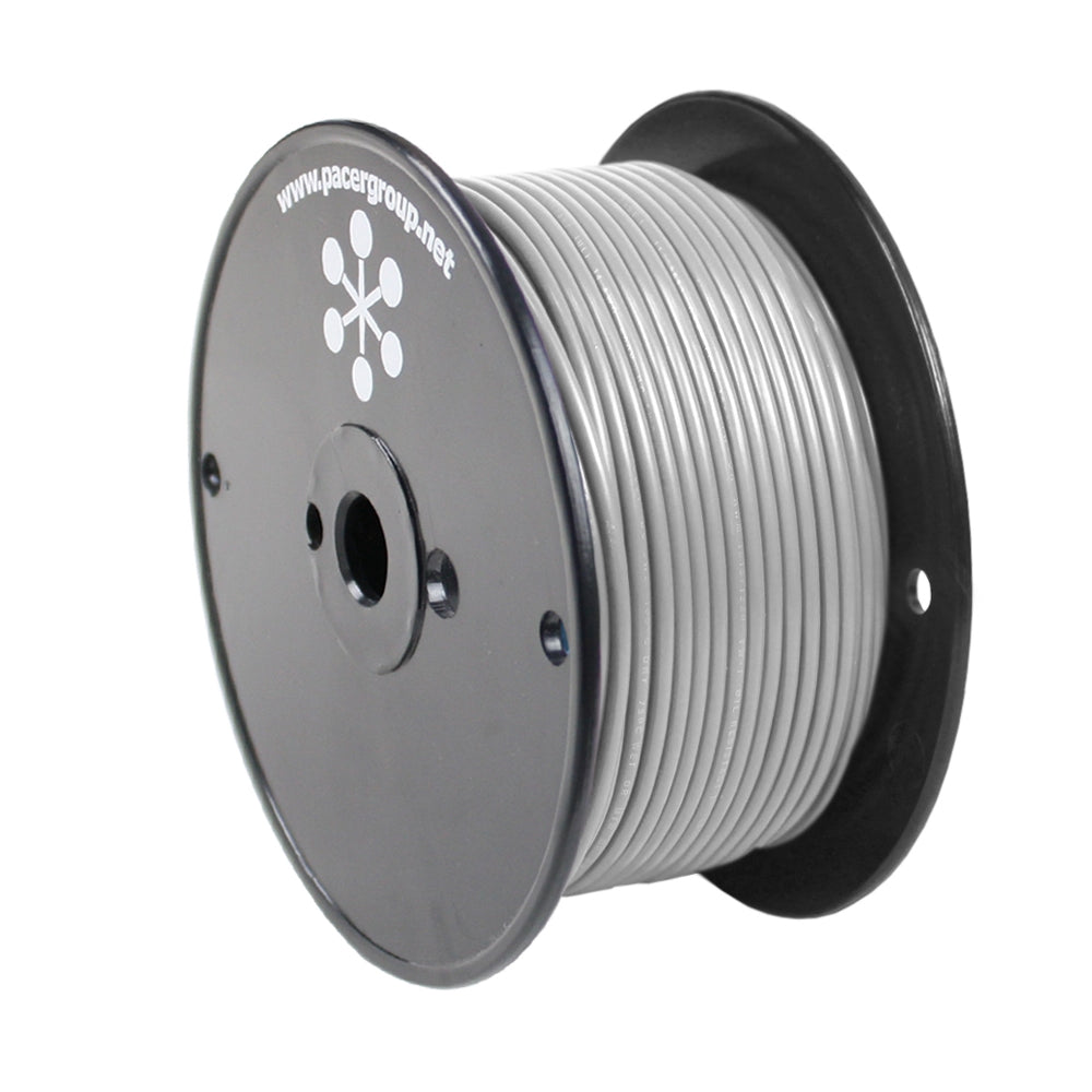 Pacer Grey 10 AWG Primary Wire (250') boat wire