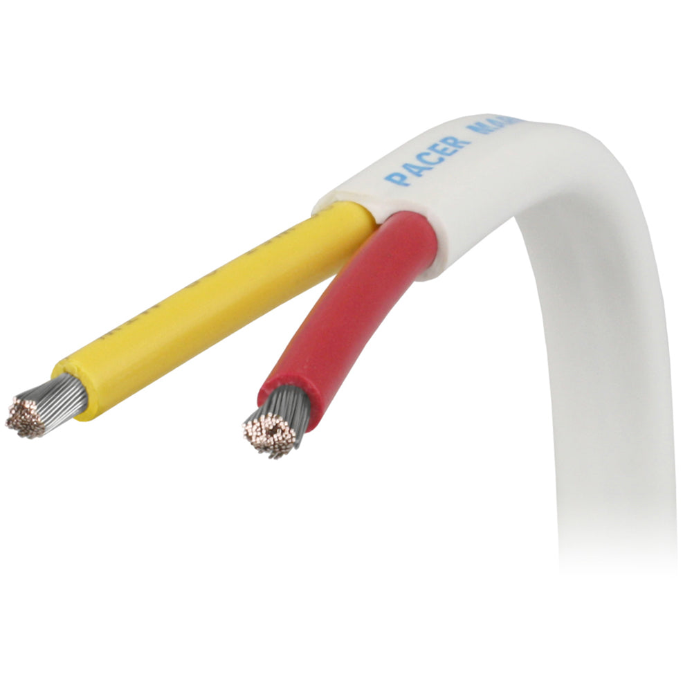 Pacer 16/2 AWG Safety Duplex Cable- Red/Yellow (500') boat wire