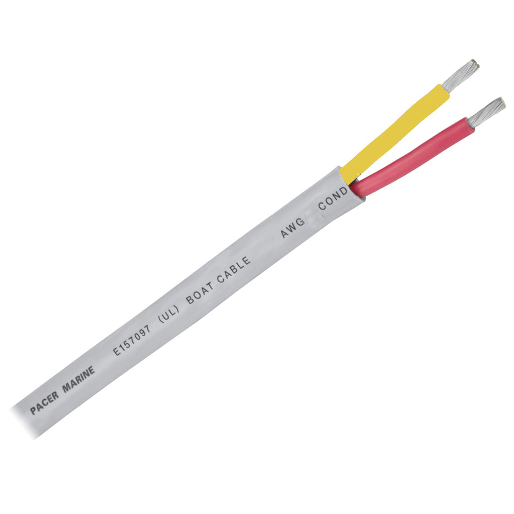 Pacer 16/2 AWG Round Safety Duplex Cable (100') boat wire