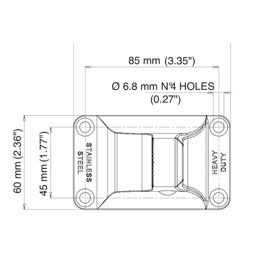 Glomex 4-Way Heavy-Duty Stainless Steel Ratchet Mount [RA116SS]