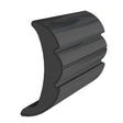 TACO Rigid Vinyl Flex-Core Rub Rail Black (2" x 7/8") 