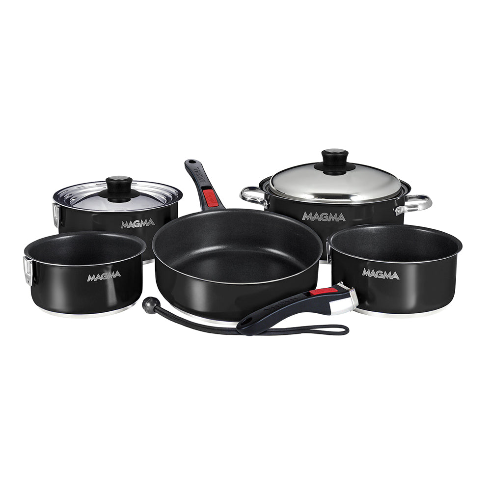 Magma Nestable 10-Piece Induction Non-Stick Enamel Finish Cookware Set