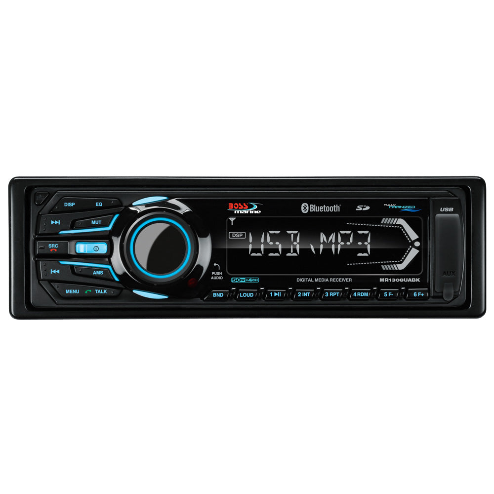 Boss Audio MR1308UABK Bluetooth Digital Media Receiver boat speakers