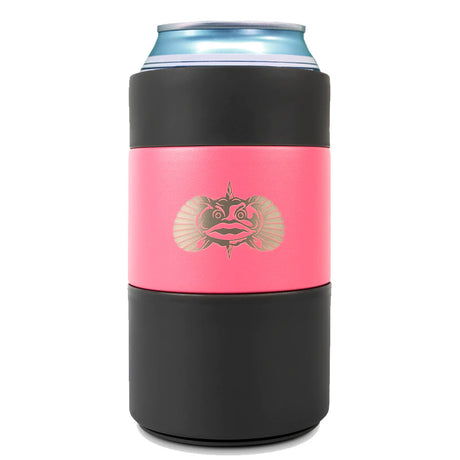 Toadfish Non-Tipping Can Cooler & Adapter 12oz (Pink)