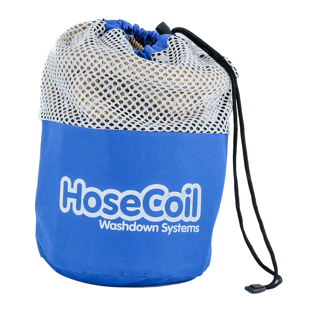 HoseCoil 75 Expandable PRO Brass Twist Nozzle Mesh Bag